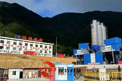 豫特科技助力安能集團(tuán)水電站重點(diǎn)項(xiàng)目，機(jī)制砂生產(chǎn)線。